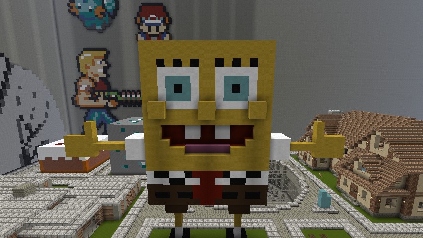 Spongebob 3D Art Minecraft Map